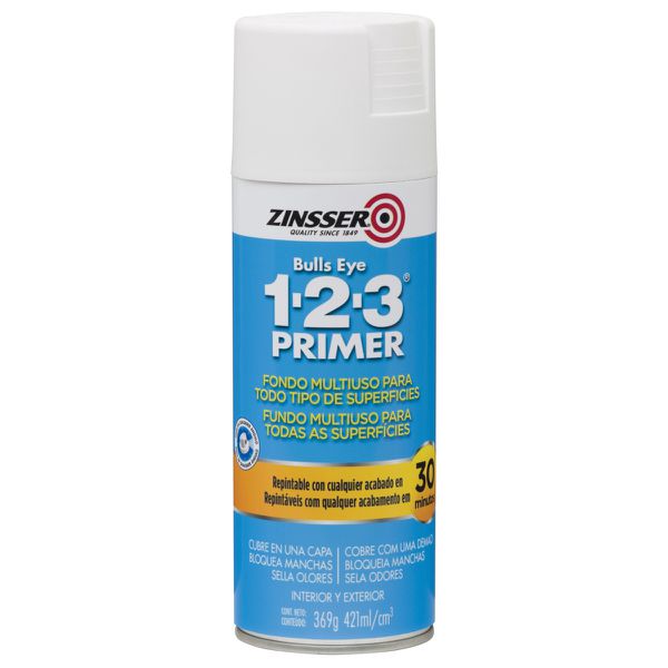 RUST OLEUM SPRAY ZI ZINSSER 1-2-3 FUNDO BRANCO