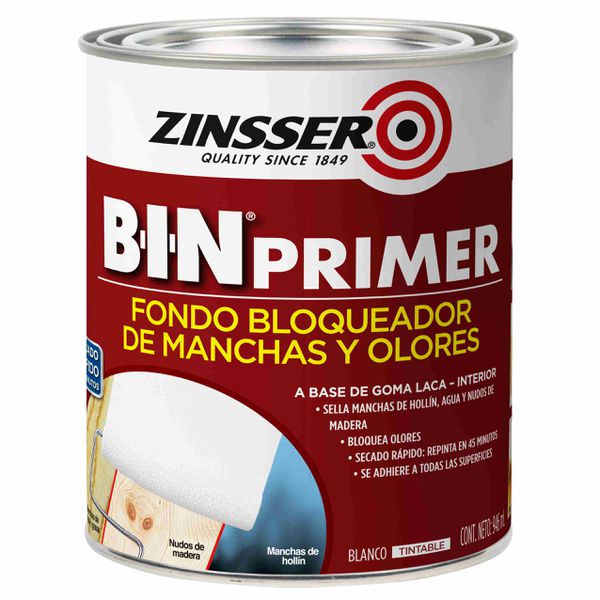 RUST OLEUM ZI ZINSSER BIN BRANCO FOSCO 0,946 L