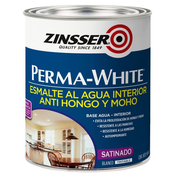 RUST OLEUM ZI ZINSSER PERMAWHITE BCO ACET 0,946 L