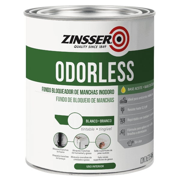 RUST OLEUM ZI ZINSSER ODORLESS BRANCO 0,946 L
