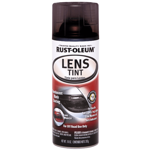 Tinta P/ Faróis Translúcido Preto Lens Tint Rust Oleum