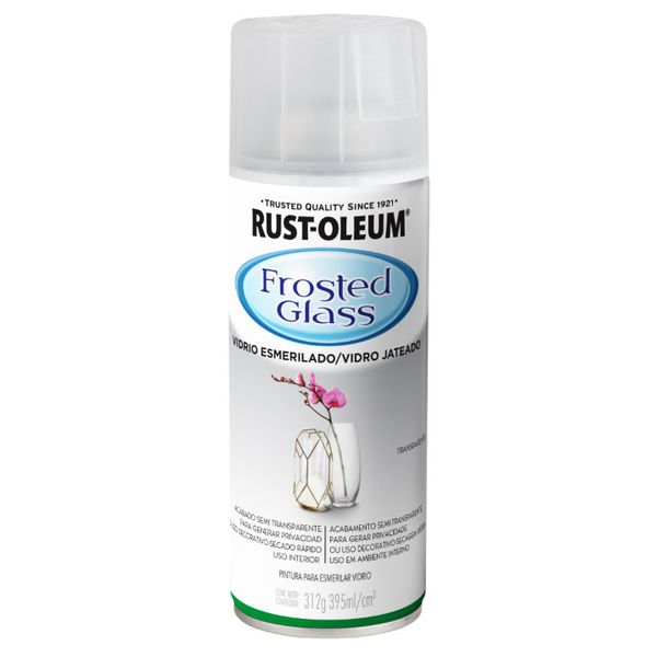 SPRAY EFEITO VIDRO FOSCO BRANCO RUST OLEUM