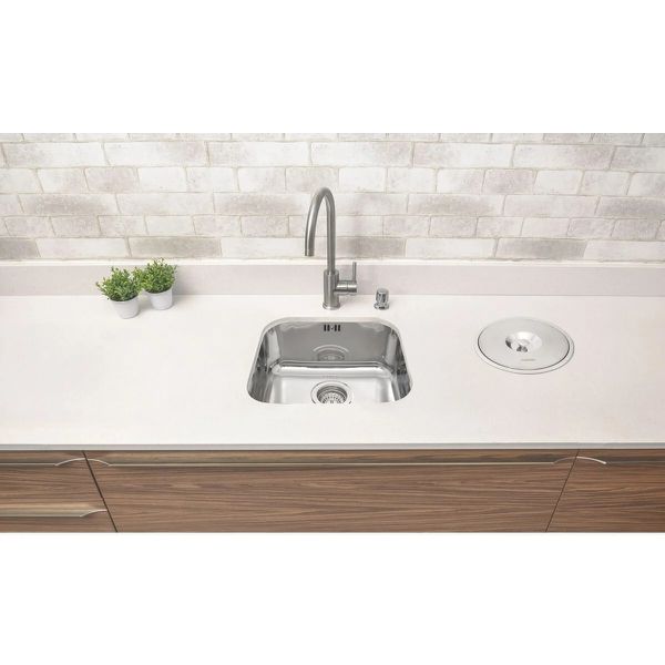 TRAMONTINA CUBA RETANGULAR INOX 40X34X17 AB - LAVINIA 40 BL - 20,5L