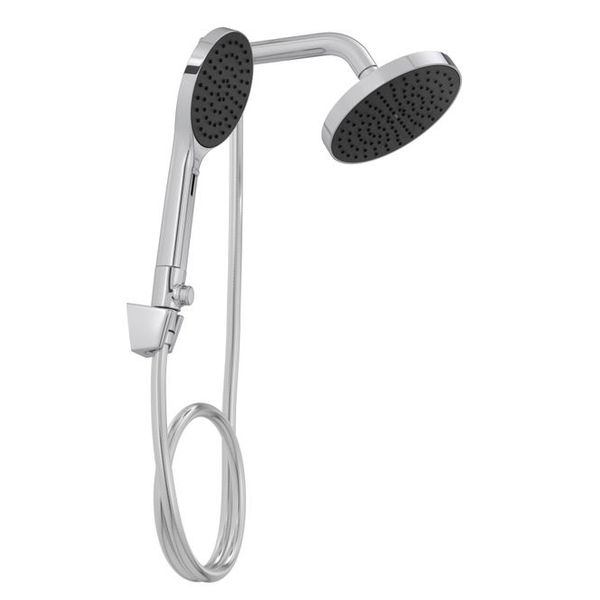 Chuveiro Redondo de Parede 16cm com Desviador Cromado