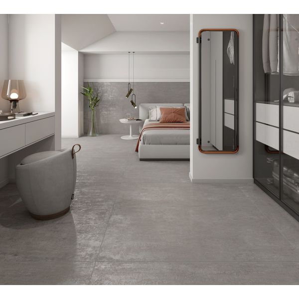 DAMME PORCELANATO RUSTIC LUXE GRAY ACETINADO 83X88