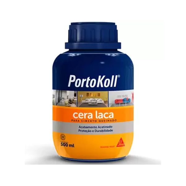 Laca Cera Cimento Queimado - PortoKoll - FR 500 ml 