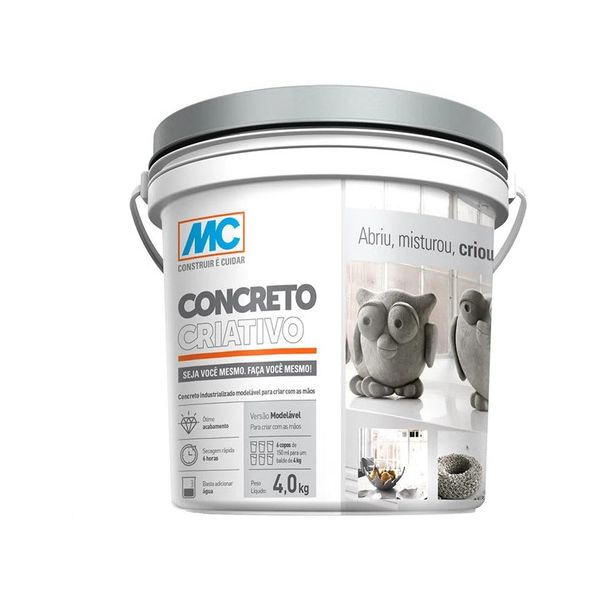 Concreto Criativo VERSÃO MODELÁVEL - MC Bauchemie 1 Kg