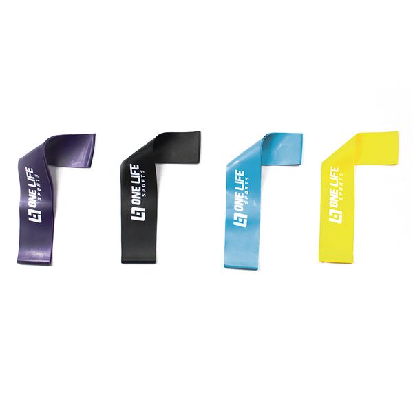 Kit Mini Band Em Latex Com 4 Níveis de Resistência - One Life