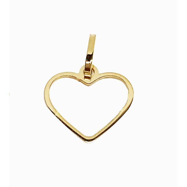 Pingente Coração Pequeno Ouro 18k 750