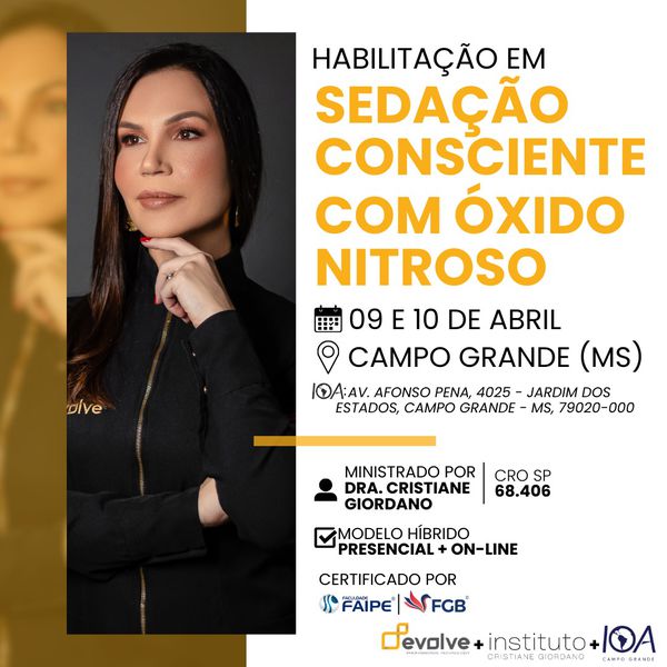 Habilitação em Sedação Consciente com Óxido Nitroso