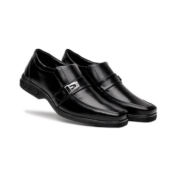 Sapato Social Masculino Confortavel Alta Qualidade Elegante 80001 Preto