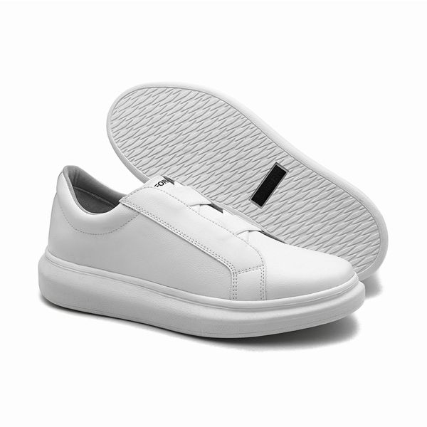 Tenis Classico Sapatenis Masculino MCQUEN Legitimo Confortavel Branco 