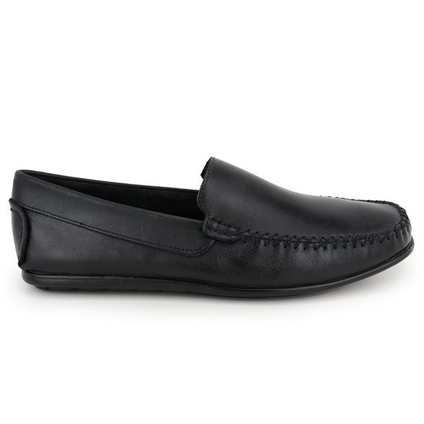 Mocassim Masculino Couro Elegante Classico 608P Preto