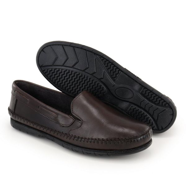 Sapatilha Masculino Couro legitimo Classico 400C Cafe