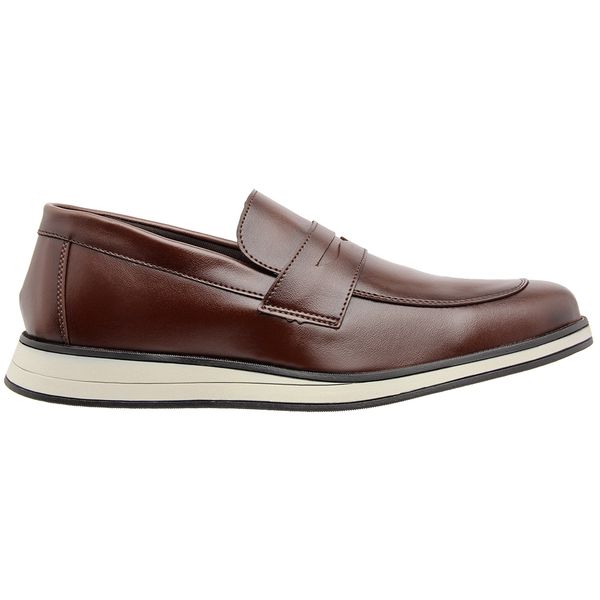 Sapato Social Masculino Sintetico Elegante 20800CA Caramelo