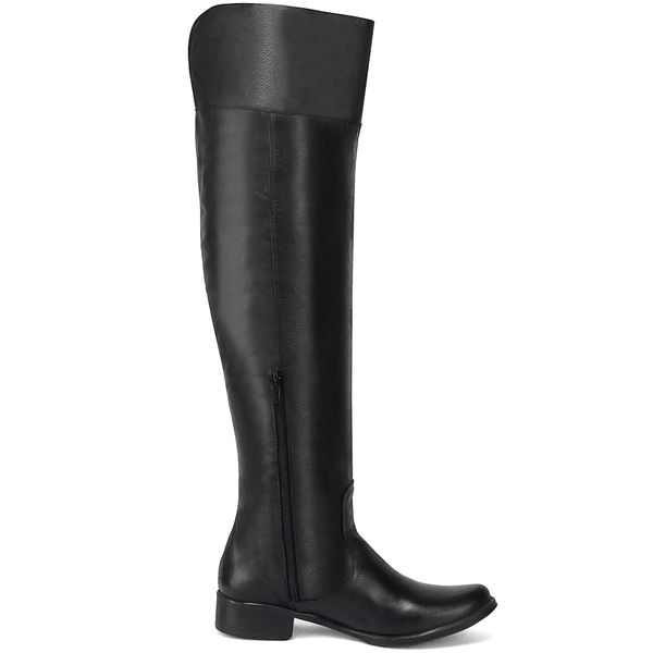 Bota CL cano alto couro premium cor preto 