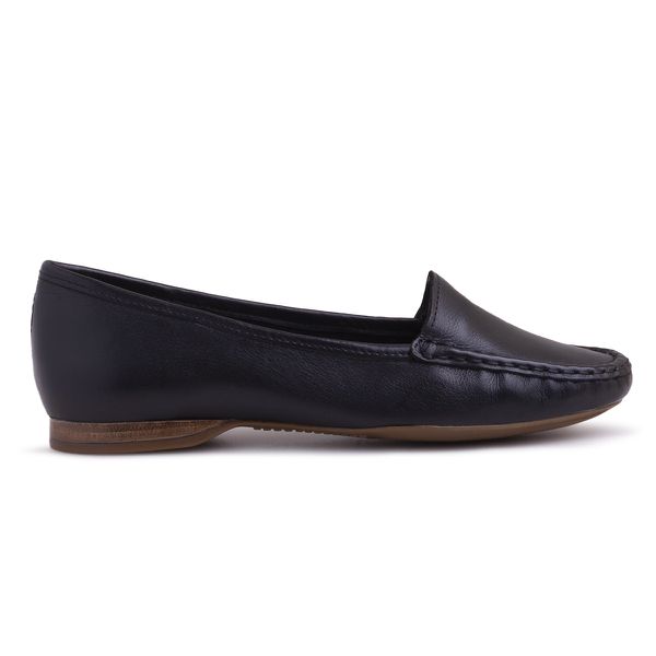 Mocassim De Couro Cor Preto 24000 QeA 