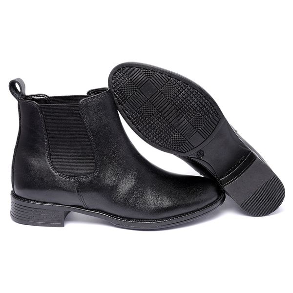 Bota Couro Legítimo Cor Preto 5842 FER