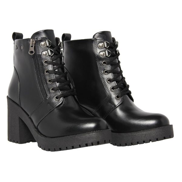 Botina feminina cheap com ziper