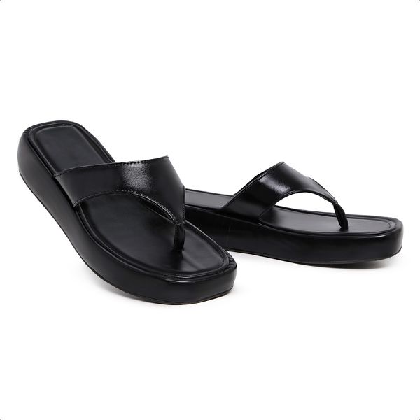 Papete Chinelo Asa Delta Flatform Preto