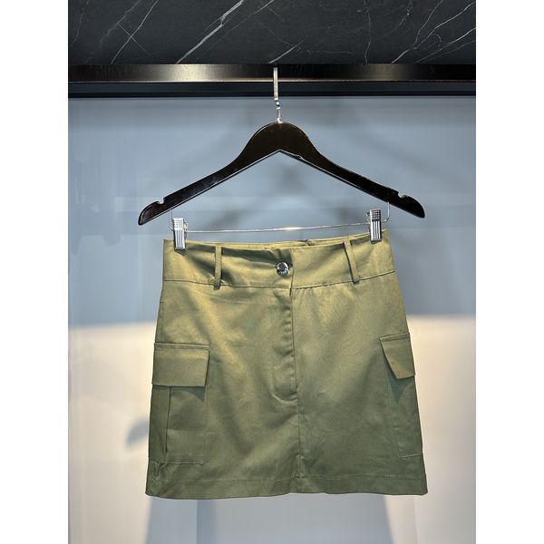 Saia top verde musgo