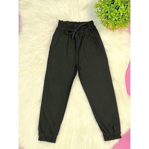 Calça jogger infantil Bengaline Preta 
