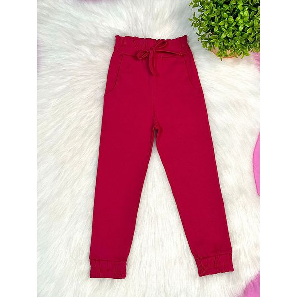 Calça jogger infantil Bengaline Pink