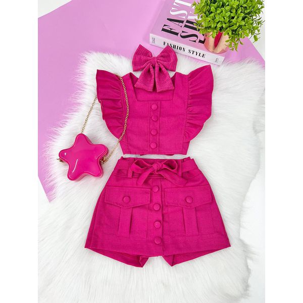 Conjunto Viscolinho Pink