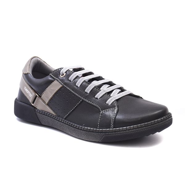 Sapatenis Casual Masculino Isttony Confort Preto