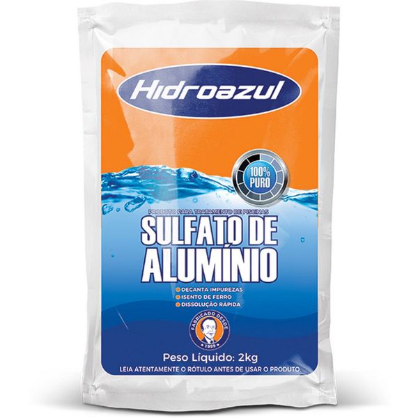 Sulfato de Alumínio 2kg HidroAzul