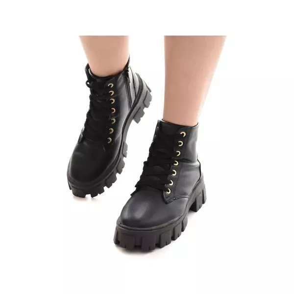 Bota top curta tratorada