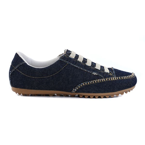 Sapatênis Feminino Sintético de Elástico Cor Jeans Mod. 401- Izabela Araújo