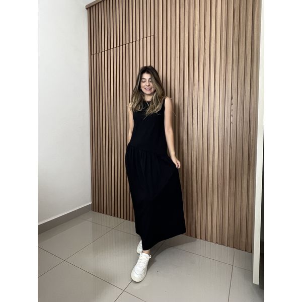 Vestido Aurora Preto