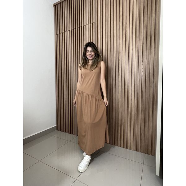 Vestido Aurora Caramelo