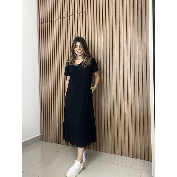 Vestido Basic Preto