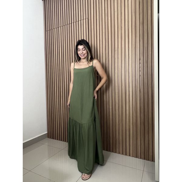 Vestido Celine Verde Musgo