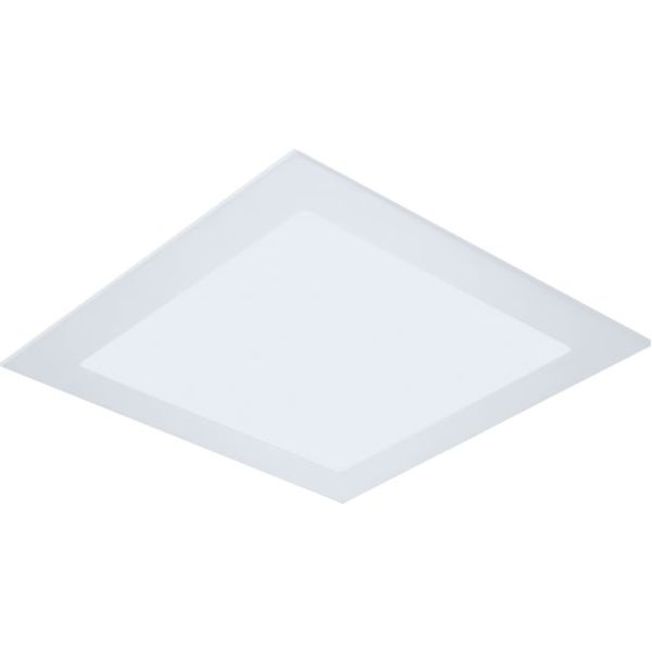 Luminária de Embutir LED Slim Quadrado 6000K 24W 29,5x29,5cm Alumínio E Policarbonato Branco - EvoLED LE-4606