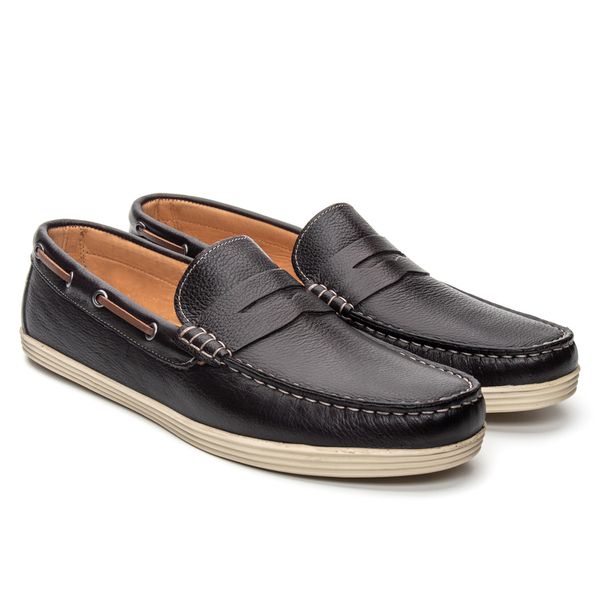 Mocassim Masculino Sider Café 2582 - JACOMETTI