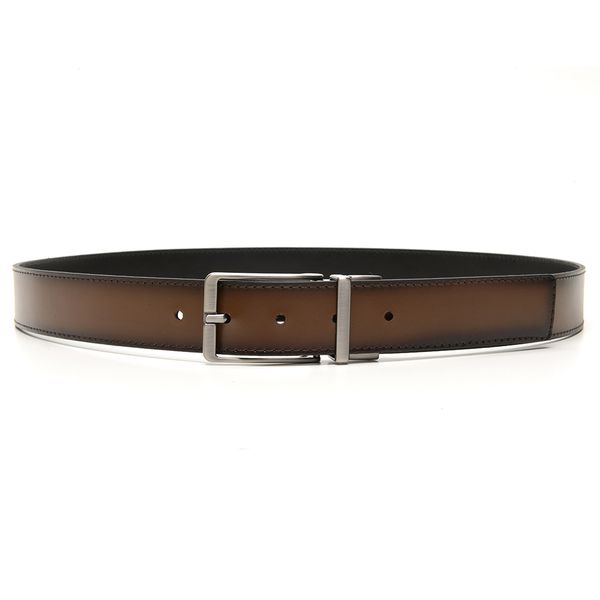 Cinto Dupla Face Preto e Marrom 35702 - JACOMETTI