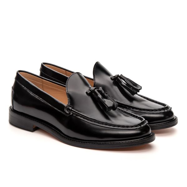 Mocassim Tassel Feminino Donatella Preto - JACOMETTI