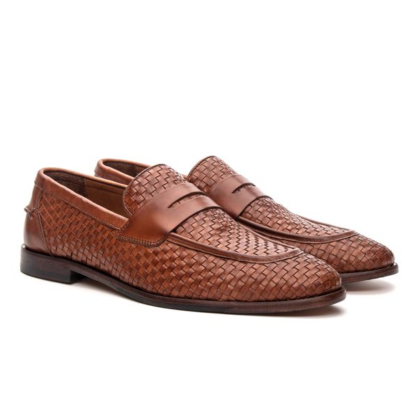 Mocassim Leone Tressê Whisky - JACOMETTI