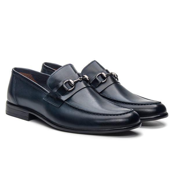 Mocassim Casual Ferrara Marinho - JACOMETTI