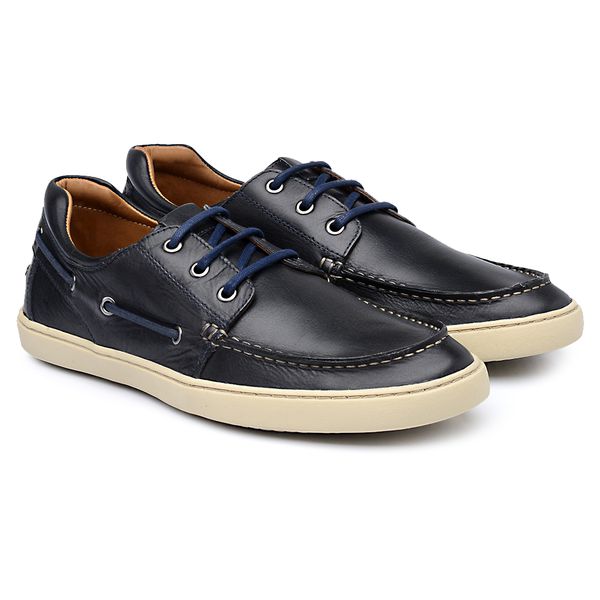 Mocassim Sider Azul Marinho 1156 - JACOMETTI