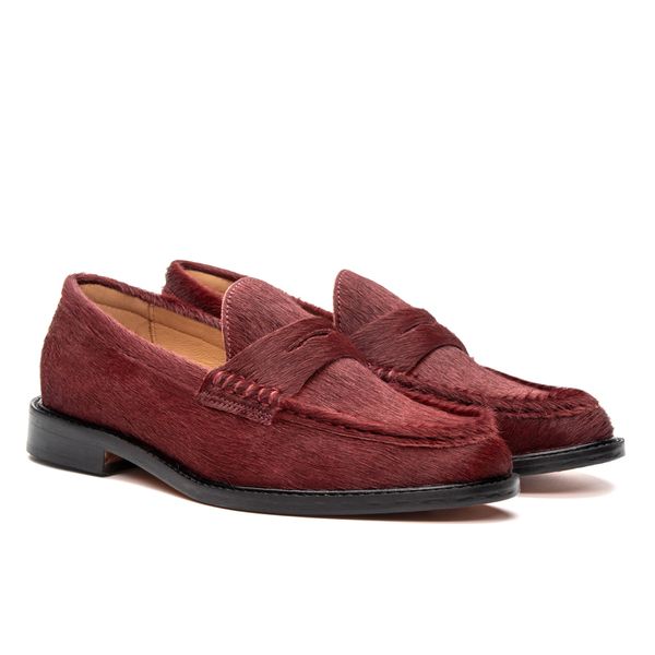 Mocassim Feminino Ornella Pelo Vinho - JACOMETTI