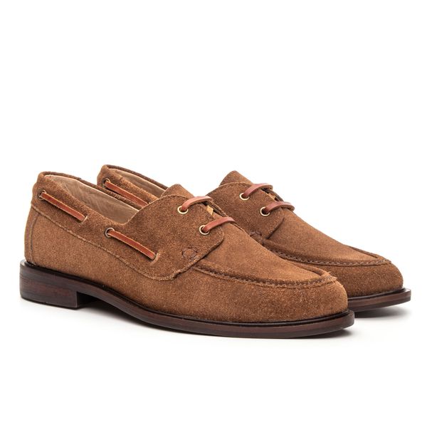 Mocassim Náutico Feminino Boboli Couro Suede Capuc... - JACOMETTI