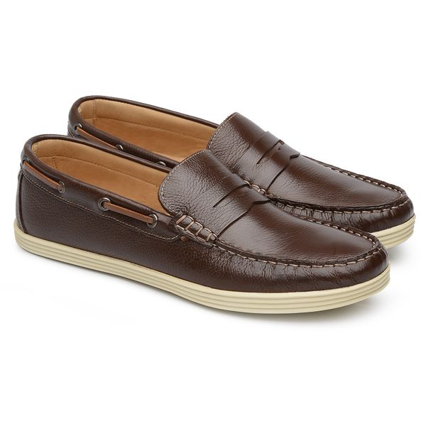 Mocassim Masculino Sider Café 2582 - JACOMETTI