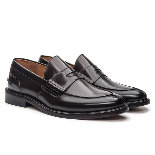 Sapato Loafer Masculino Ancona Café - JACOMETTI