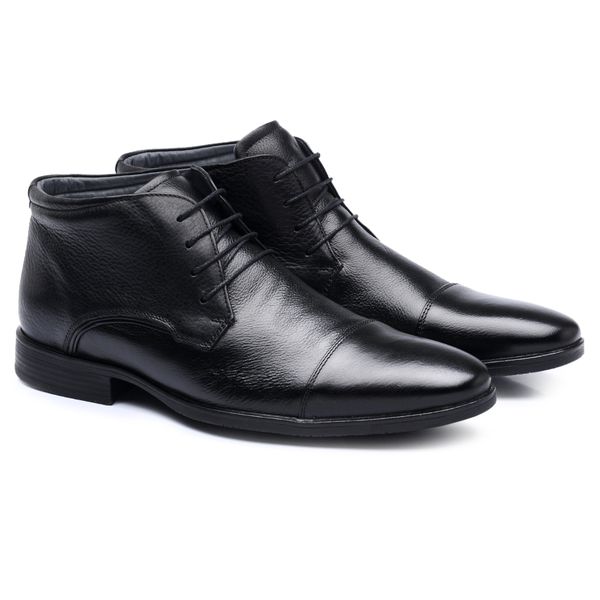 Bota Casual Preta 5600 - JACOMETTI