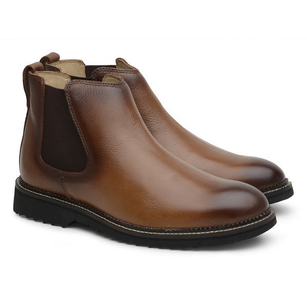 Bota Masculina Chelsea Bronze 7153 - JACOMETTI