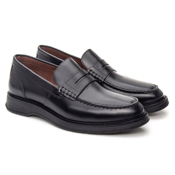 Mocassim Casual Trentino Preto - JACOMETTI